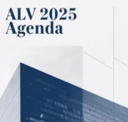 Agenda ALV 2025